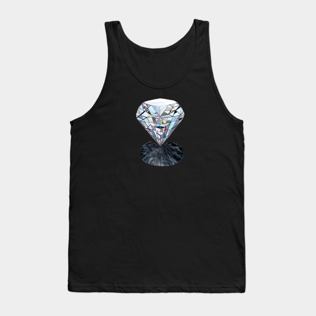 Single Shine Tank Top by SeanKalleyArt